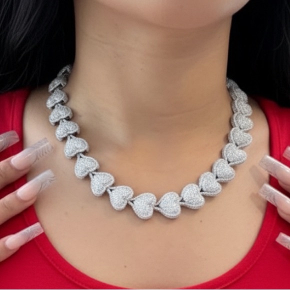 Heart necklace 16inch - Picture 3 of 3